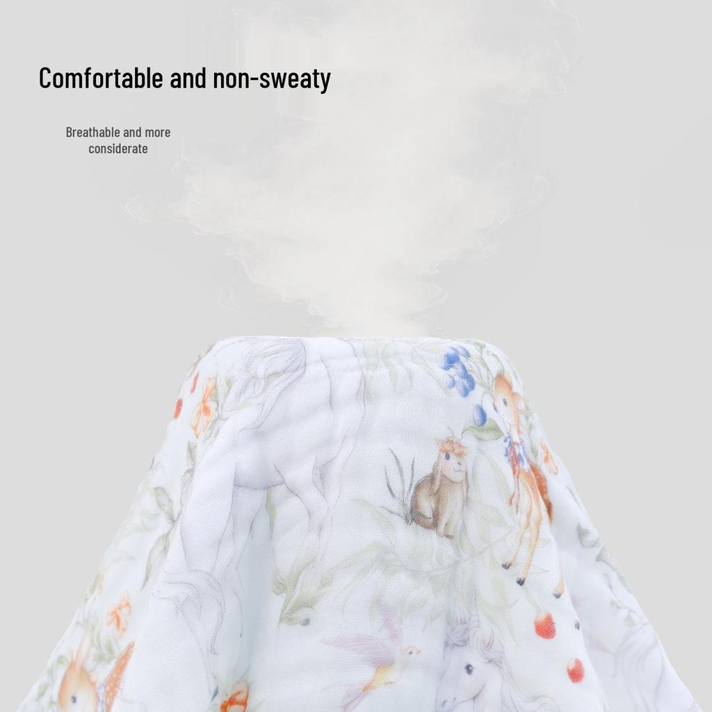 Beianyue A-Class 50-Count Ultra-Soft Bamboo Cotton Baby Towel & Swaddle Blanket