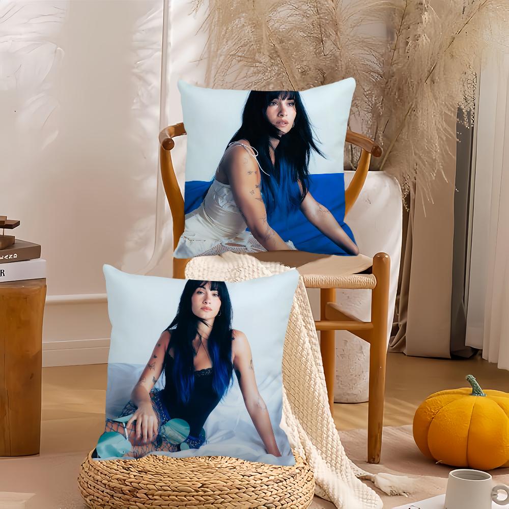 Singer A-Aitana O-Oca-Na Cuarto Azul Pillow Case Home Decoration Cushion Cover Suitable For Bedroom Car Office Sofa