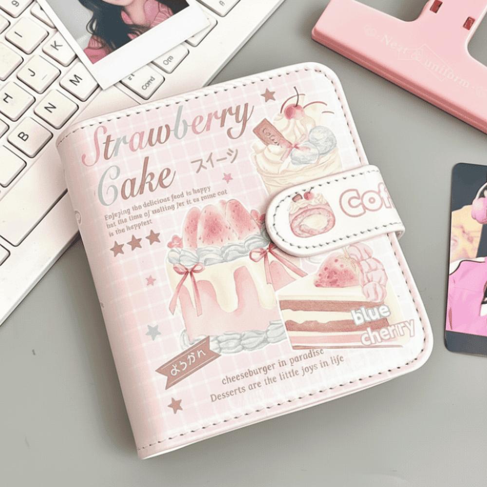 Leather Cover Card Book Portable Idol Card Storage Book Polaroid Photo Album Card Photo Collection