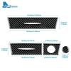 Real Soft Carbon Fiber Trim Sticker For Mercedes Benz SLK R171 2004 2005 2006 2007 2008 2009 2010 Car AC Storage Bottom Panel