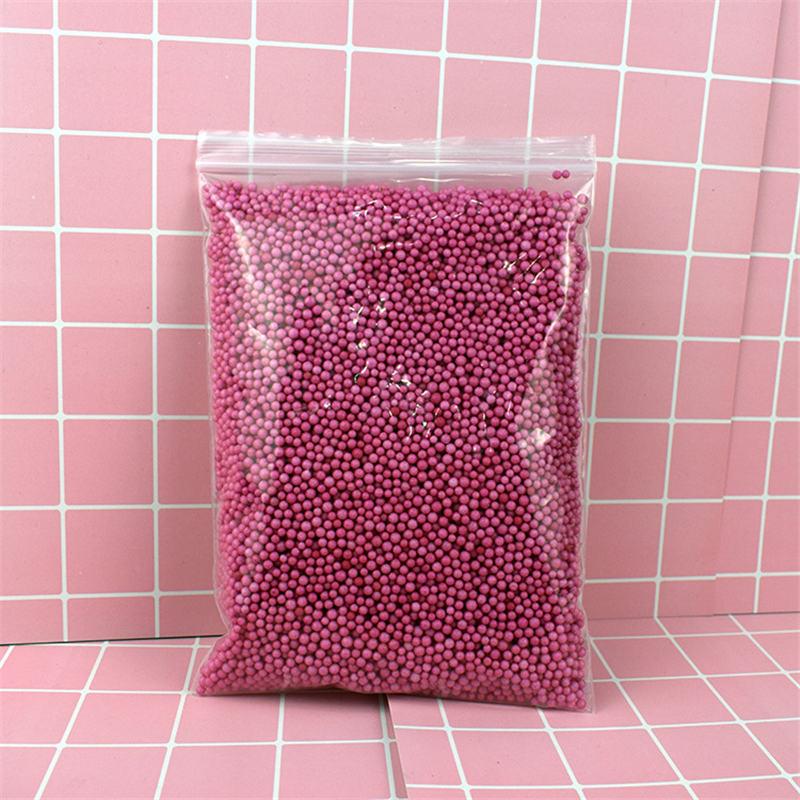 1pack Polystyrene Styrofoam Balls Bottle DIY Snow Mud Particles Acssories Slime Balls Small Tiny Foam Beads For Foam Filler