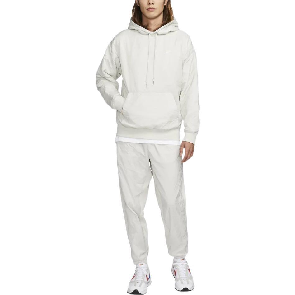 Nike Jackets Men's Light Gray Hooded Moderate Other DQ4256-072