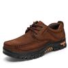 Fashion Men's Casual Leather Shoes High Quality Leather Shoe Outdoor Camping Hiking Shoe Travel Walking Casual Fashion Men Leather Shoes