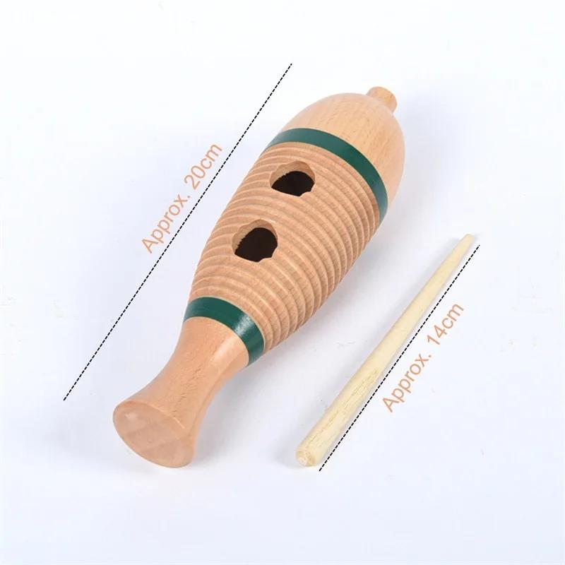 Wooden Fish Toy Game Orff Percussion Musical Instrument Toddler Music Learning Children's Christmas Gifts Baby Educational Toys