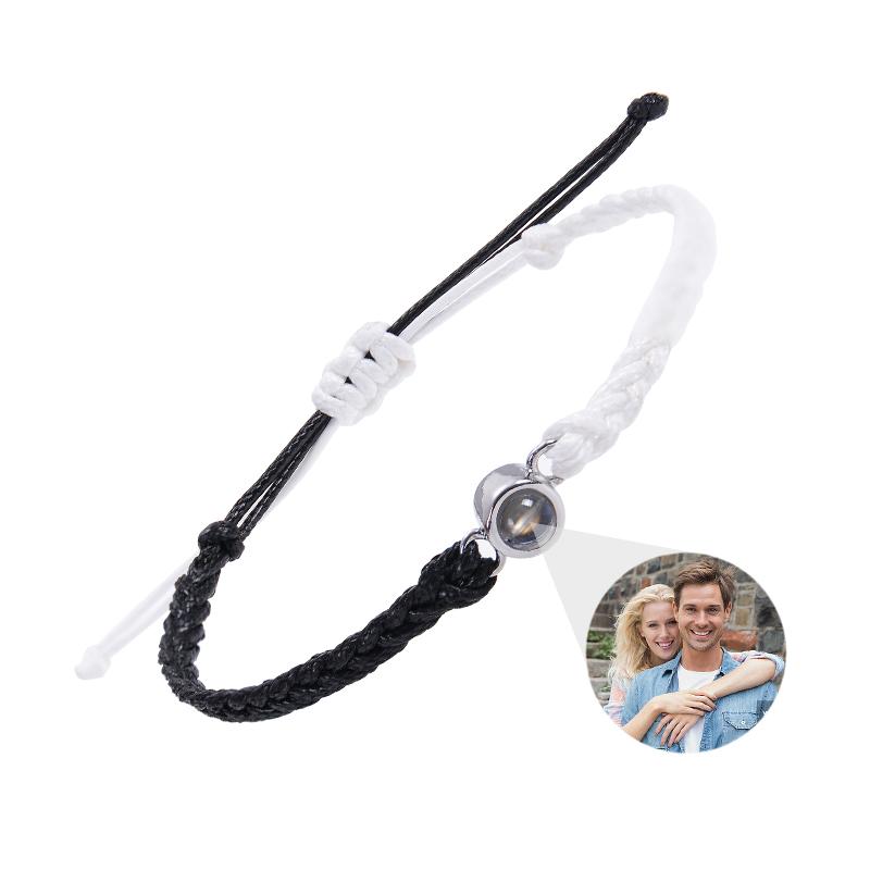 

Браслеты на заказ с изображением внутри Проекционные браслеты с фото Персонализированный браслет с фото Памятные подарки Copper&Black-projection