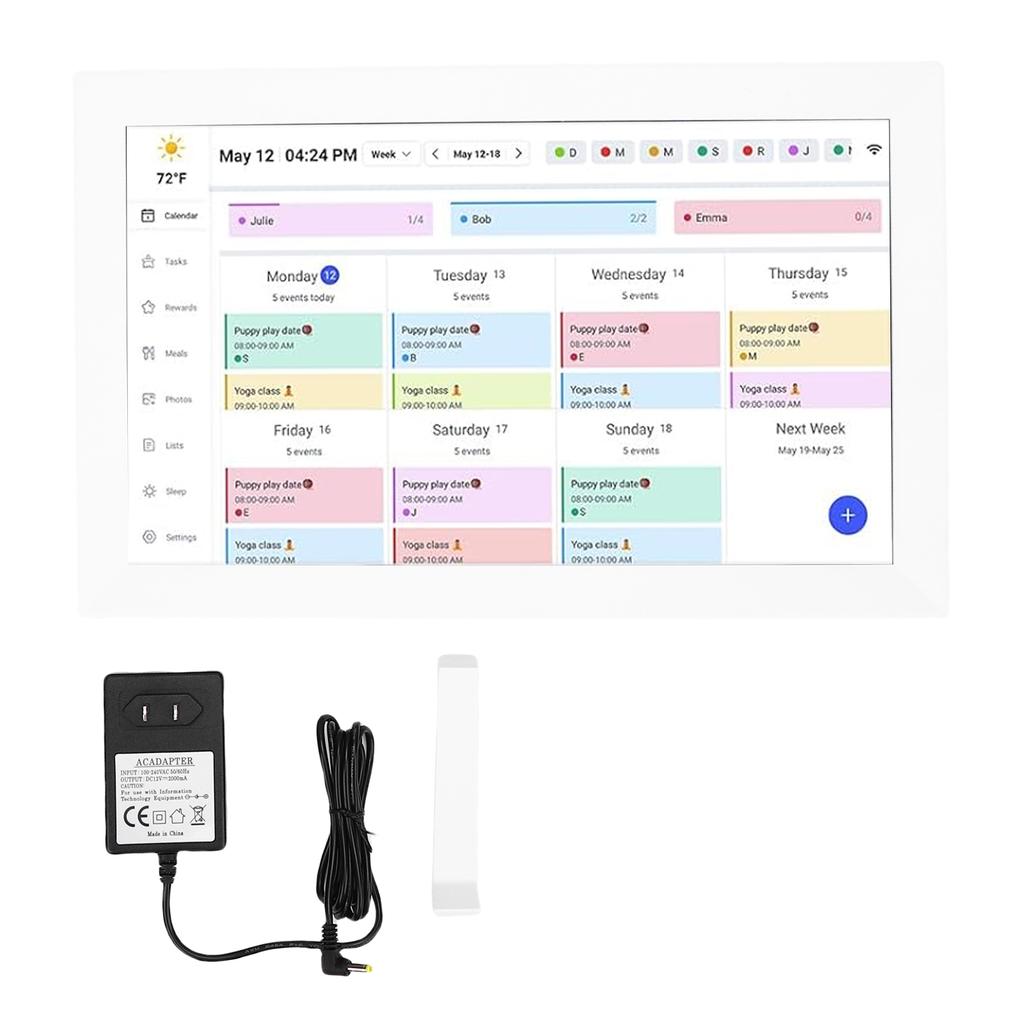 1080P Smart Digital Calendar Touchscreen 15.6 Inch WiFi Interactive Display Digital Picture Frame Calendar Planner  for Family