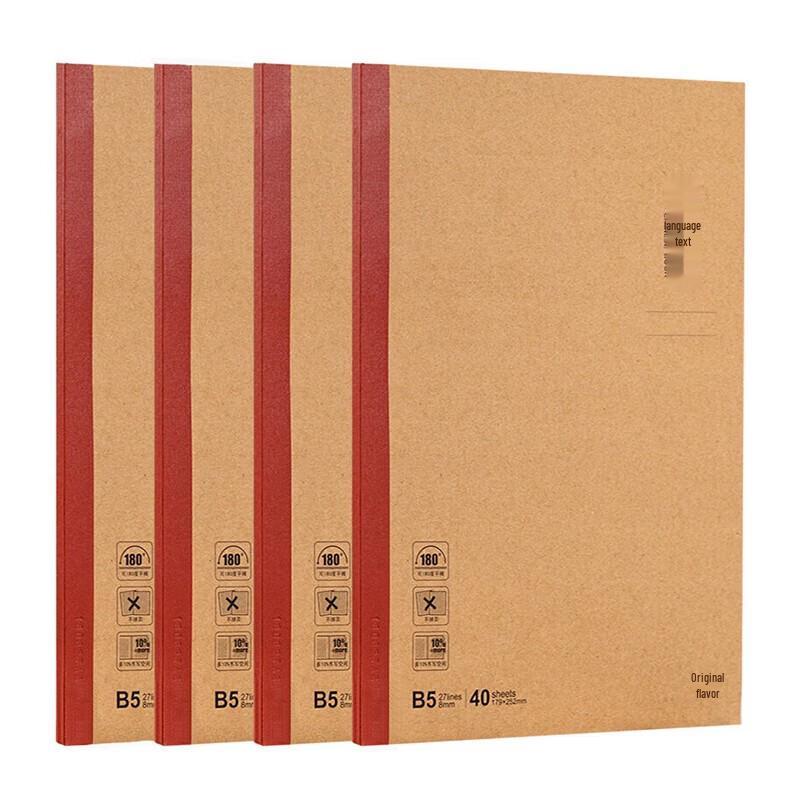M&G B5 Language Arts Notebooks, 4-Pack