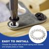 External Tooth Lock Washer Kit M3-M12 Star Serrated Gasket Spacer Assortment Set Stainless Steel Multi Tooth Washer Hardware Box