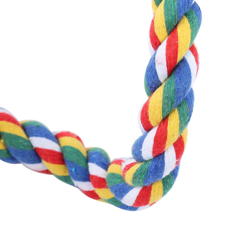 2Pcs Bird Rope Perches Brightly Colored Chew Toy Swings Spiral Stand