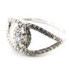 Silver Ring 'Goddess' White Silver (rhodium) - 10 Mm