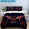 3PCS Robot Invasion Alert 3pcs Bedding,Including 3PCS Duvet Cover And 2pcs Pillowcases Perfect for Christmas,Ideal for Bedroom, Dormitory