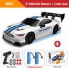 4WD RC Car With LED Remote Control Cars High Speed Fast Drift Racing 2.4G Radio RTR Vehicle GTRPRO Model Toy Kids Children Gift