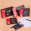 TK Acrylic Liquid Marker with Soft Tip: No Press Needed, Waterproof, Stackable Colors for Student Drawing