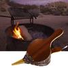 Fireplace Bellows 17x7.5" Large Wood Medium Density Fiberboard Air Blower Manual Fireplace Tool Camping Barbeque Grill Chimney