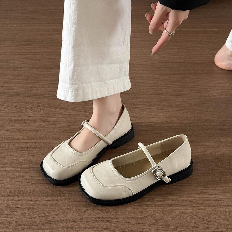 Zhike~ Premium soft-soled single shoes 2025 new spring and summer temperament women's shoes flat-soled small fragrant Mary Jane shoes