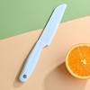 Non-slip Plastic Kitchen Knife for Cutting Fruits, Knife Set for Chopping Vegetables, Chopping Board, and Baby Food Set.