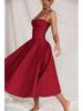 2024 French Retro Long Slip Dress - Court Style Dopamine Outfit