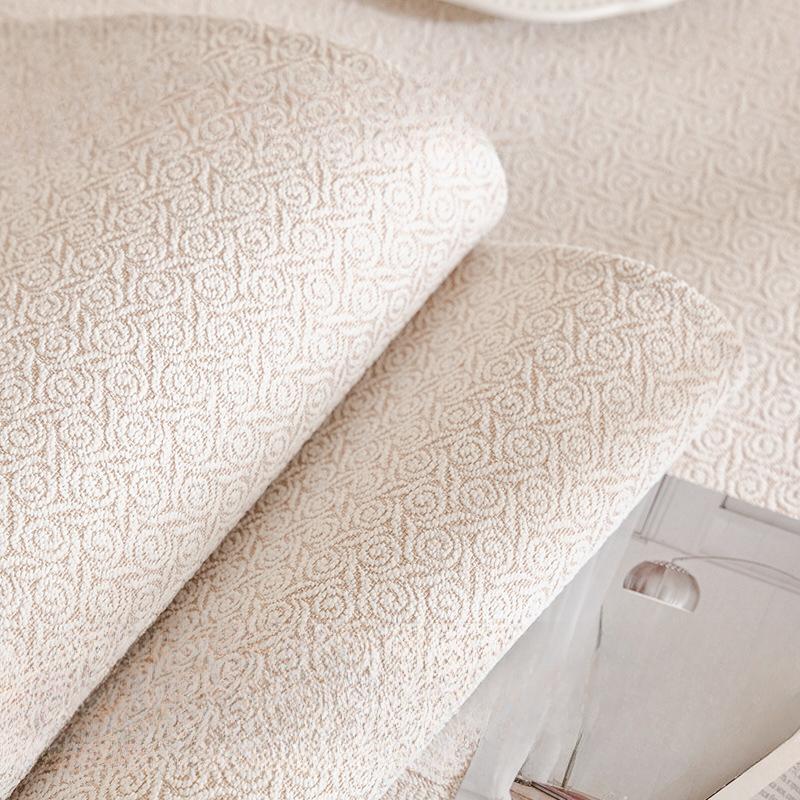 Nordic Style Light Luxury Sofa Cushion Chenille Anti-Scratching Non-Stick Wool Sofa Cover Towel Non-Slip All-Season Universal Seat Cushion
