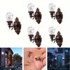 1Stk Modell Wandlampe Moos Mikro Landschaft Dekoration Lampe Architektonisches Sandtischmodell Wandlampe Material