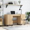 Writing Desk Sonoma Oak 140 x 50 x 75 cm Engineered Wood