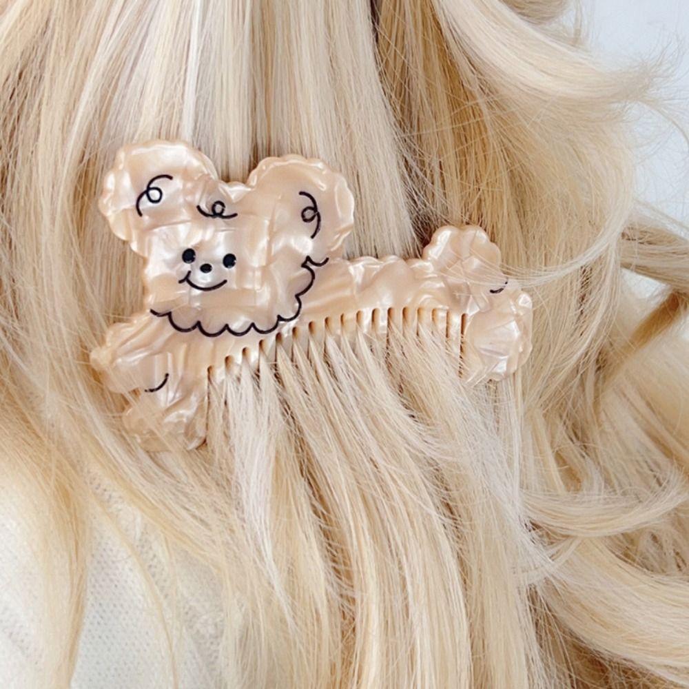Animal Makeup Comb Puppy Hairdressing Combs Hair Care Acetate Comb  Barber Shop Salon