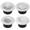 White Air Vent Extract Valve Grille Adjustable Ducting Ventilation Cover  Home