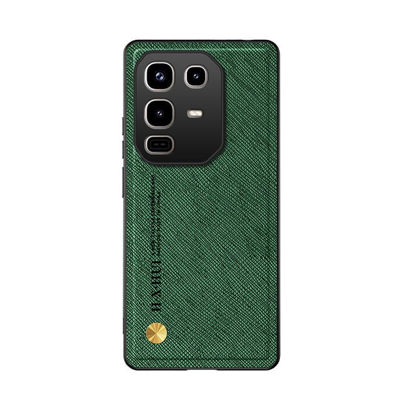 Infinix HOT60 Pro/Tecno Spark GO Leather Texture Drop-Proof Phone Case