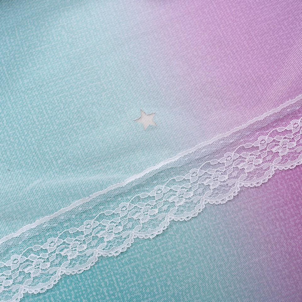 Children's Room Curtains with Eyelets, Voile Eyelet Curtains, Star Curtains