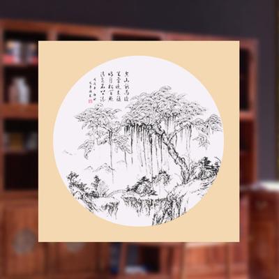 10 pezzi/set di carte d'arte cinesi da collezione con pennello più spesso e cartoncini vuoti per la scuola