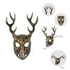 Reindeer Mask Full Face Mask Masquerade Mask Antler Mask Deer Head Mask Halloween Party Mask Carnivals Mask