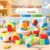 Creative Educational Interlocking Cartoon Fruit Puzzle Lock Set