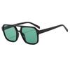 Fashion Vintage Square Sunglasses Thick Frame Double Bridges UV400 Anti-Glare Fashion Female Chic Sun Glasses