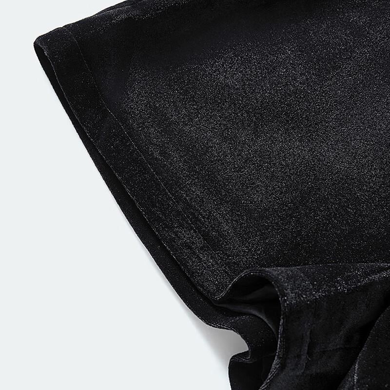 Women's Retro High-Waist A-Line Wide-Leg Shorts with Metal Buttons