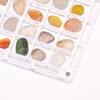 A Collection Of Natural Stones Storage Box For Children'S Experiments, 1Set Of Minerals And Gems For Creativity Gift