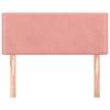 Headboard Pink 100x5x78 88 Cm Velvet