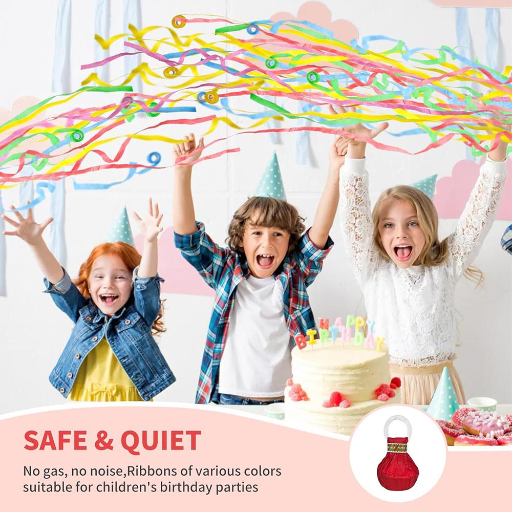 15pcs Birthday Streamers Hand Throwing Streamer for Wedding Christmas Graduation
