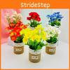 Chrysanthemum Wild Flower Pot Simulated Green Plant Potted Plant For Home Office
