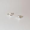 Modernlike 14k Gold-filled Silver Hug Ring One-touch Earrings