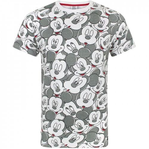 Mickey Mouse Mens Faces All-Over Print T-Shirt