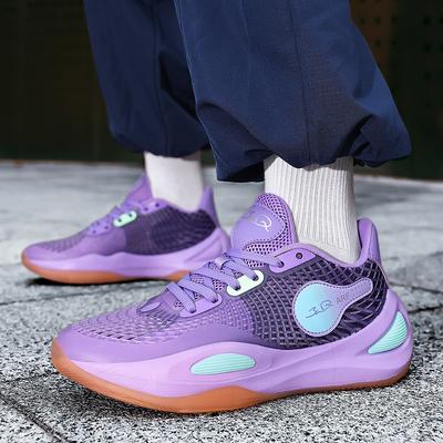Reflective Night Vision Actual Combat Non-slip Wear-resistant Competition Sports Shoes Cement Floor Shock Absorption Rebound Basketball Shoes