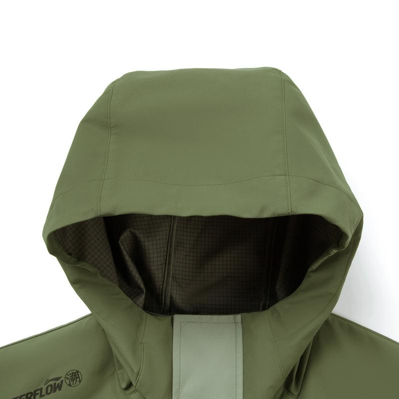 Li-Ning CF Outdoor Series Moisture-Wicking Loose Fit Protective Shell Windproof Breathable Warm Water-Repellent Jacket Men Jacket AJDV283-2