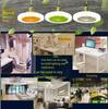 30W Ceiling Fan with Integrated Lights Remote Control Ceiling Lighting Fan Lamp Bedroom Living Room Switch Control Home Lamps