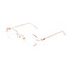 Chuangguo Women's Rimless Anti-Blue Light Reading Glasses
