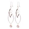 LOKUMI Made In Nickel Earrings, Hypoallergenic, Japan, Marquise, Long, Bijou, Hook, Rondelle, Bijou, Women's, Simple, Large, Swinging, Swing, Popular,