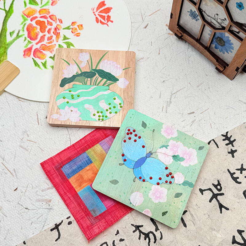 Make a Beautiful Gemstone Folk Painting Magnet (Choose 1 of 5)