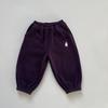 Kids' Fleece-Lined Sweatpants: Thick Coral Fleece, for Autumn & Winter, Unisex Kindergarten Sports Pants