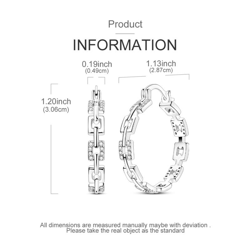 Original 925 Sterling copper Tassel Earrings Women 2025 Zircon Ear Studs Sparkling Pave Hoop Earring Anniversary Zircon Gift