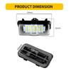2pcs For Lexus ES300h UX 200 250H 2019-2025 UX 300E 2025-2025 LX600 2025 LED White Car Number License Plate Light Assembly
