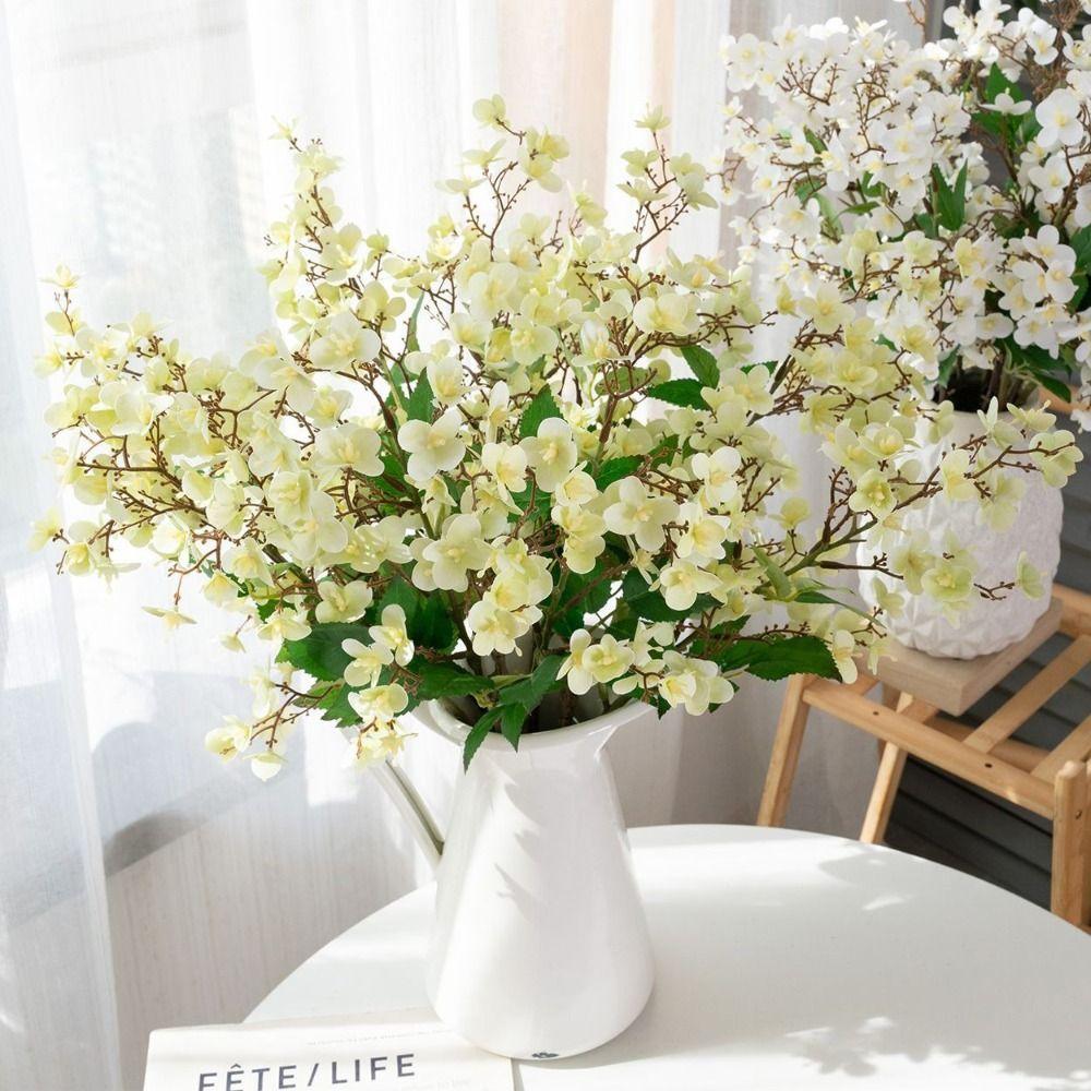 Small Branch Artificial Flower Branch Floral Arrangement Supplies  Home Decor