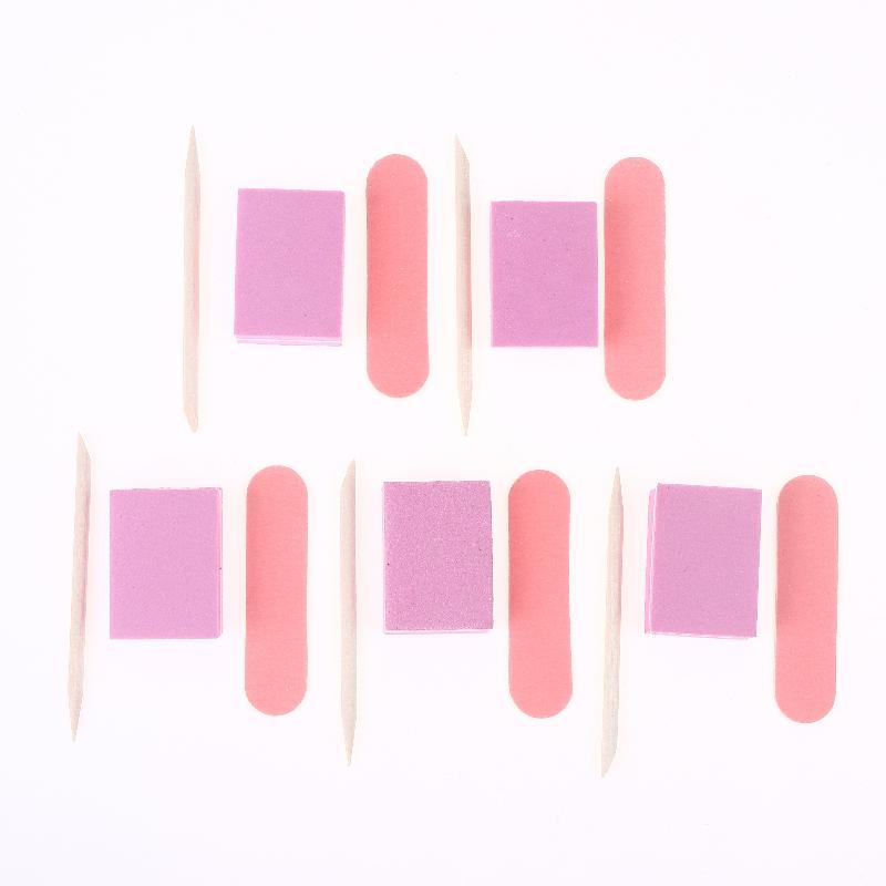 5/20 Set Nail Tool Kit, Mini Nail Files, Polishing Pads, And Sticks, Suitable For Diy Jewelry Polishing And Nail Care